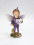 Pacific Giftware Mini Fairy Garden Boy Fairies Set of 3 Decorative Mini Garden of Enchantment Figurine 3 Inch Starter Kit