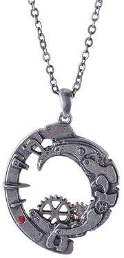 Steampunk Clockwork Necklace Pendant Alloy Metal
