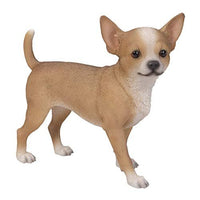 Pacific Giftware Realistic Like Chihuahua Statue Glass Eyes Statue Home Decor