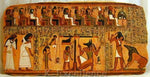 Ancient Egyptian BOOK OF THE DEAD Hand-Painted 3D Wall Hanging Plaque