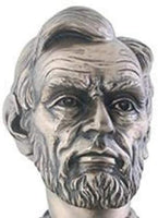 President Abraham Lincoln Resin Standing Bust Figurine, 9 Inch