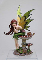 PTC 6.25 Inch Thinking of You Fairy Sitting on Mushroom Statue Figurine