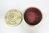 Pacific Giftware 12 Gauge Shotgun Shell Resin Trinket Box Collectible Decor 3.25 Inches Tall