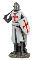 Pacific Giftware Crusader Knight in Full Shield and Sword Armor Collectible Figurine 11.5 Inch Tall