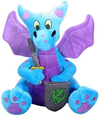 Pacific Giftware Medieval Shield Dragon Plush Stuffed Dragon Animal Pillow Toy