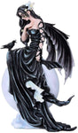 Dark Skies Lily Fairy Raven Figurine Fairies Collectible Art Inspiration 12 inches