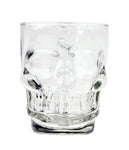 Pacific Giftware Novelty Glass Skull Face Drinking Mug 13oz Beer Juice Water Drinking Glasses