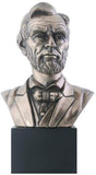 President Abraham Lincoln Resin Standing Bust Figurine, 9 Inch
