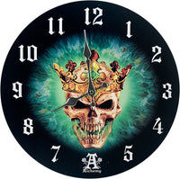 Pacific Giftware Prince of Oblivion Wall Clock by Alchemy Gothic Round Plate 13.5" D