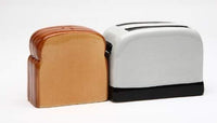 Magnetic Salt and Pepper Shaker - Toaster and Toast