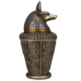 Ancient Egyptian Canopic Jar Duamutef Anubis God Of Protection Keepsake Stomach