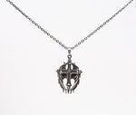 Lead Free Alloy Cross Angelic Wing Necklace
