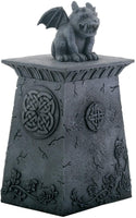 Dark Smiling Gargoyle Sitting Box