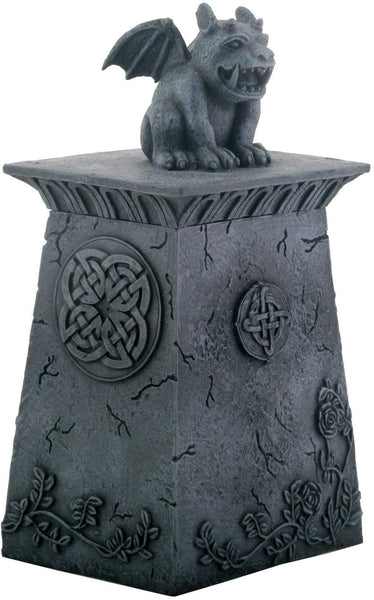 Dark Smiling Gargoyle Sitting Box