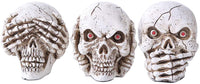 See hear speak no evil Skulls set of 3 figurines