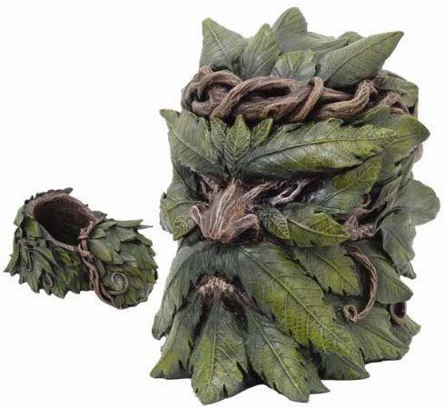 Greenman Box Statue