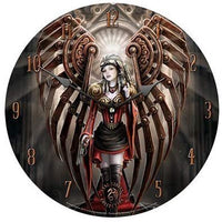 STEAMPUNK AVENGER ROUND WALL CLOCK BY ANNE STOKES