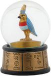 3.5 Inch Cold Cast Resin Egyptian Deity Horus Water Snow Globe