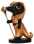Pacific Giftware Ancient Egyptian Sobek Crocodile Miniature Statue Black Gold