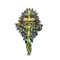 Greenman Face Resin Figurine Wall Plaque