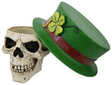 Pacific Giftware Leprechaun Skull Luck of the Irish Stash Box St. Patrick's Day Collectible Novelty Decor 5.75 Inches