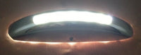 MARINE BOAT LED COOL WHITE COURTESY LIGHT WITH CHROME PLATED BEZEL