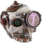 Pacific Giftware Steampunk Gearwork Plasma Plate Skull Desktop Collectible 7 Inch H