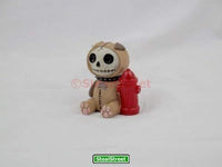 Furrybones Rocky Signature Skeleton in Doggy Costume with Red Fire Hydrant