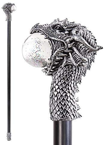 Dragon Walking Cane With LED Accessory Prop For Costume Party NOT a medical walking cane