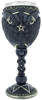 Satanic Cult Baphomet Wine Goblet Made of Resin with Stainless Steel Rim