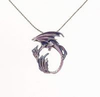 Mystica Collection Jewelry Necklace - Moon Dragon