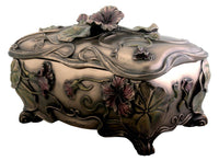 Art Nouveau Poppy Box Jewelry Holder