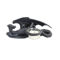 PTC 7 Inch Dragon Wrap Around Tea Light Candle Holder, Gunmetal Color