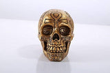 Pacific Giftware Ancient Egyptian Inspired Nefertiti King Tut Ankh Golden Skull Collectible