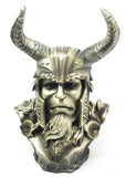 Norse Mythology Loki The Trickster Shapeshifter Fire God Bust Figurine Sculpture Half God Half Jotunn Viking