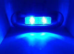 MARINE BOAT LED BLUE OBLONG STAINLESS STEEL COURTESY LIGHT AWESOME ACCENT