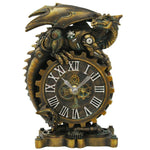 Pacific Giftware Steampunk Gearwork Mechanical Dragon Desktop Clock Home Office Workplace Decor