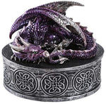 Pacific Giftware Medieval Fantasy Mythical Dragon Lidded Treasure Trinket Box