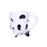 Pacific Giftware Topsy Turvy Cow Expresso Mug Adorable Mug Upside Down Home...