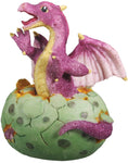Purple Dragon Hatching Collectible Figurine