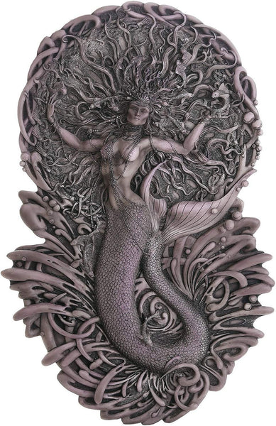 Pacific Giftware Celtic Legend Goddess Aine Mermaid Wall Plaque Decor by Artist Maxine Miller