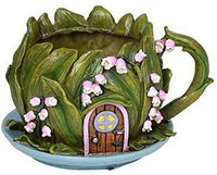 ABZ Brand Mini Fairy Garden Floral Planter Fairy House Garden Display