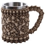 Skull Boneyard Ossuary Skull Beer Stein Tankard Skulls Gothic Decor Gift