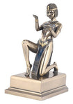 PTC Egyptian Girl Cleopatra Dancer on One Knee Statue Figurine, 7" L
