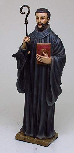 PTC 11 Inch Saint Benedict Orthodox Religion Religious Statue Figurine