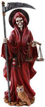 Pacific Giftware Santa Muerte Saint of Holy Death Standing Religious Statue 10 Inch (Red) Love Passion Relationship