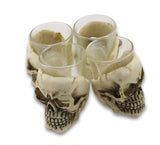 Sinister Skull Shot Glass Set of 4