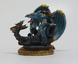 Color Dragon Set Figurines