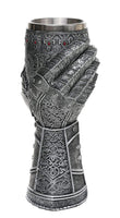 Pacific Giftware Medieval Knight Celtic Cross Gauntlet Style Wine Goblet 9" H