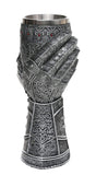 Pacific Giftware Medieval Knight Celtic Cross Gauntlet Style Wine Goblet 9" H